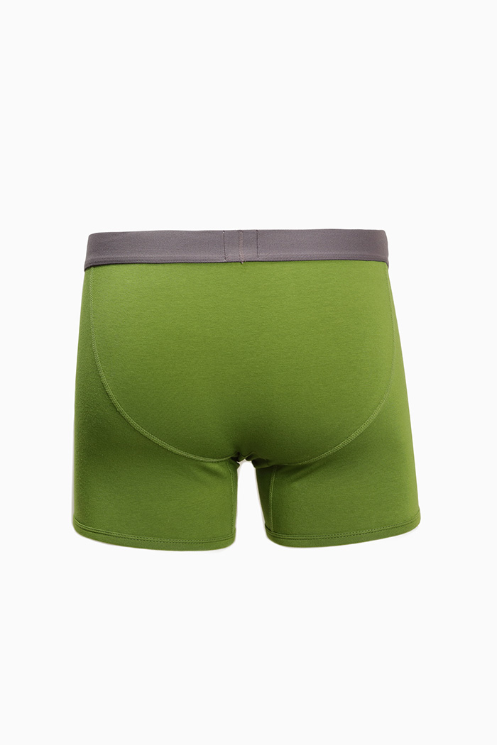 (男款)專屬聯盟．長版腰帶四角內褲(綠色)