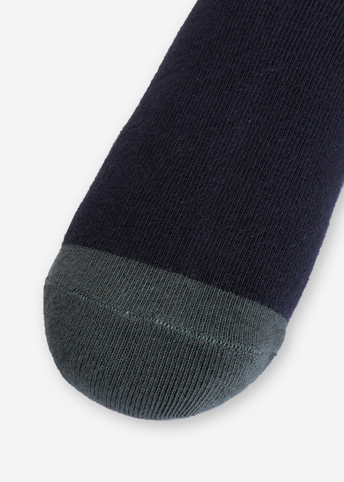 男款_軍事迷．舒棉船型襪(深藍-數位迷彩)
