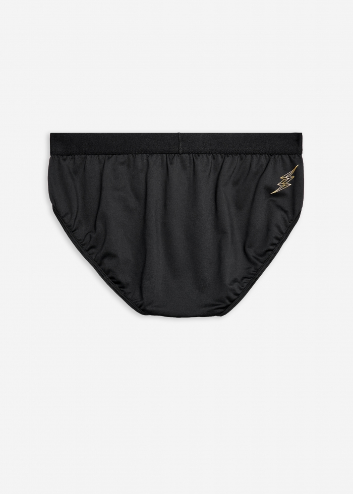 Moisture-Wicking Collection．Men Brief Underwear（Black）