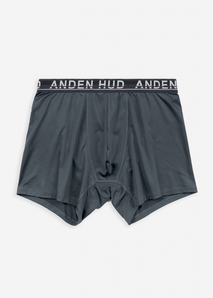 Moisture-Wicking Collection．Men Boxer Brief Underwear（AH LOGO Waistband）