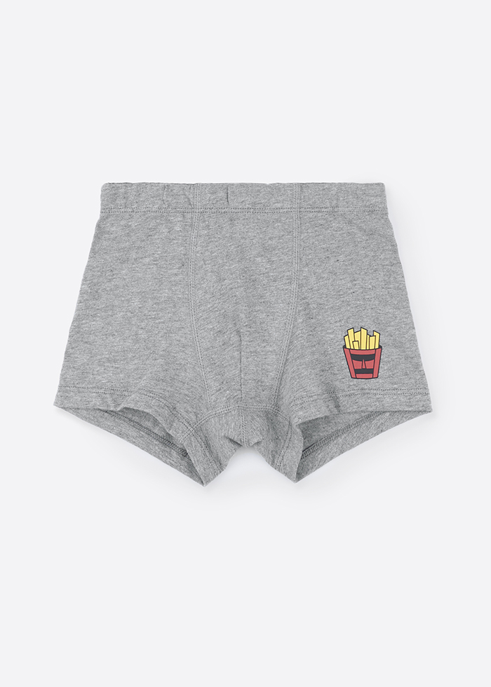 (3-Pack)Fast Food Robot．Boys Brief Underwear(Pattern)
