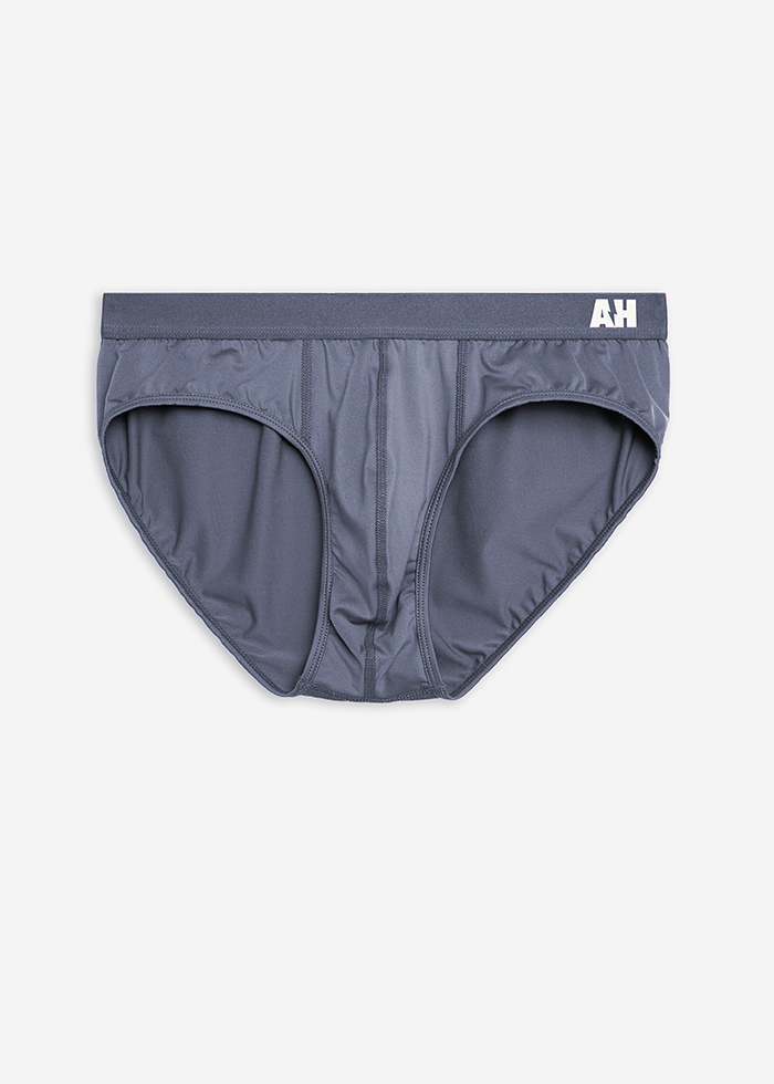 Moisture-Wicking Collection．Men Brief Underwear（Geometric Print Waistband）