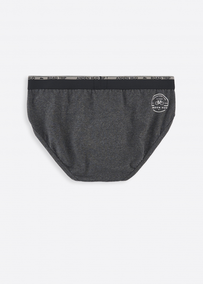 Road Trip．Men Brief Underwear（Gray）