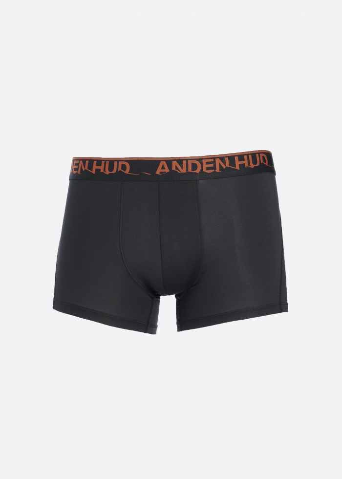 Moisture-Wicking Collection．Men Trunk Underwear（Orange Mountain Logo Waistband）