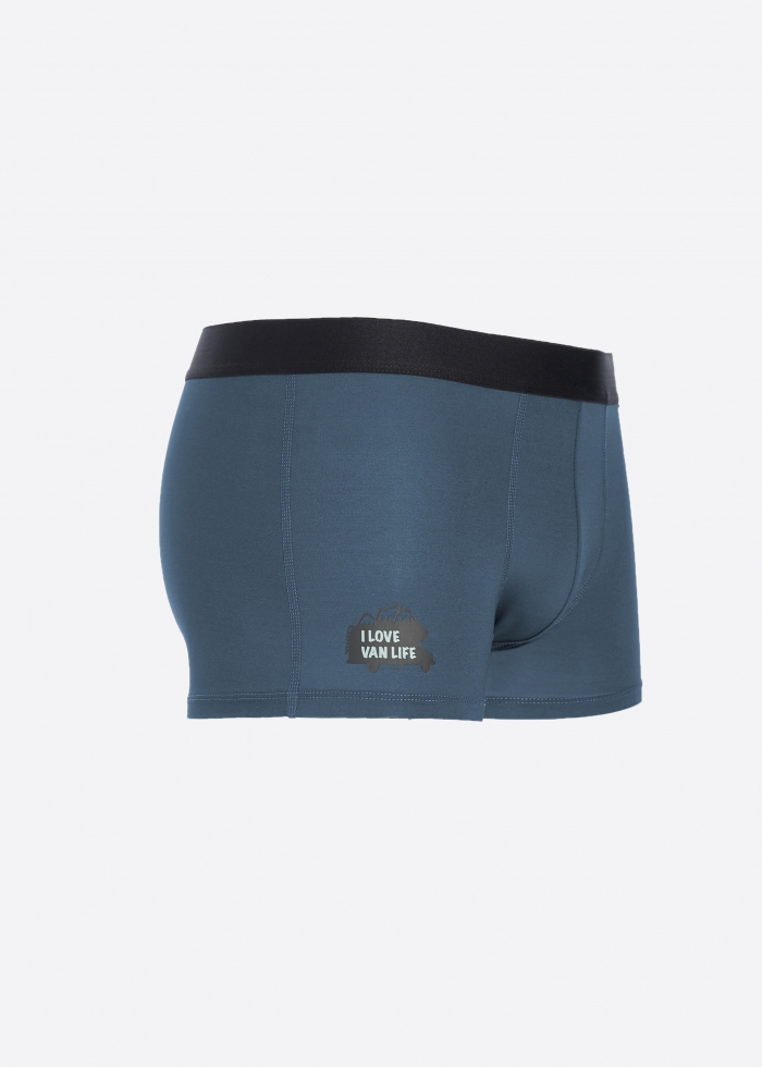 Moisture-Wicking Collection．Men Trunk Underwear（Deep Dive）