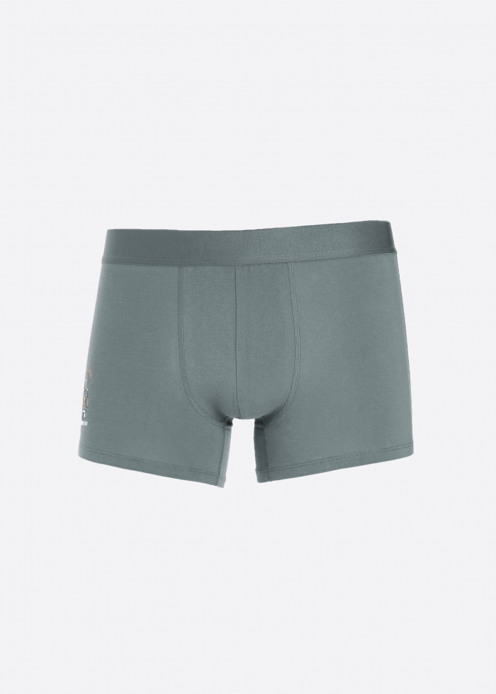 Road Trip．Men Trunk Underwear(Green)