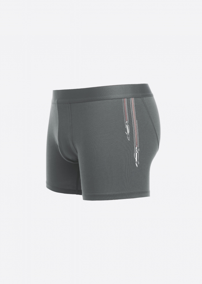Speed Drifters．Men Boxer Brief Underwear（Iron Gate）