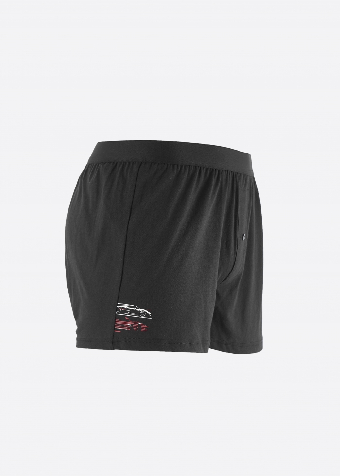 Speed Drifters．Men Boxer Underwear（Black）