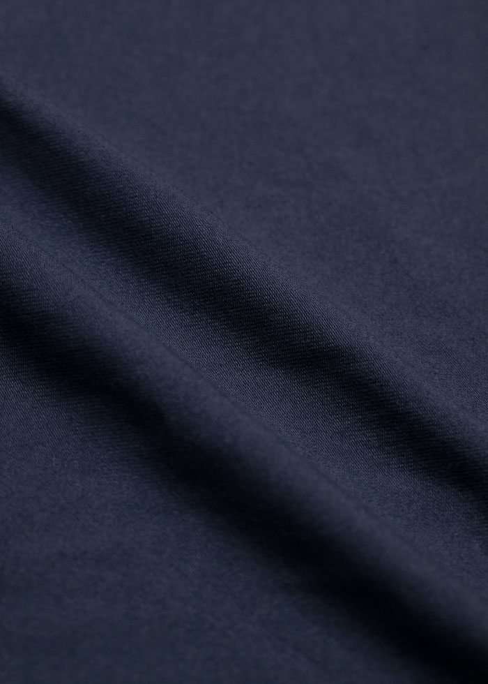 簡約系列．棉質反摺低腰丁字褲(深藍)