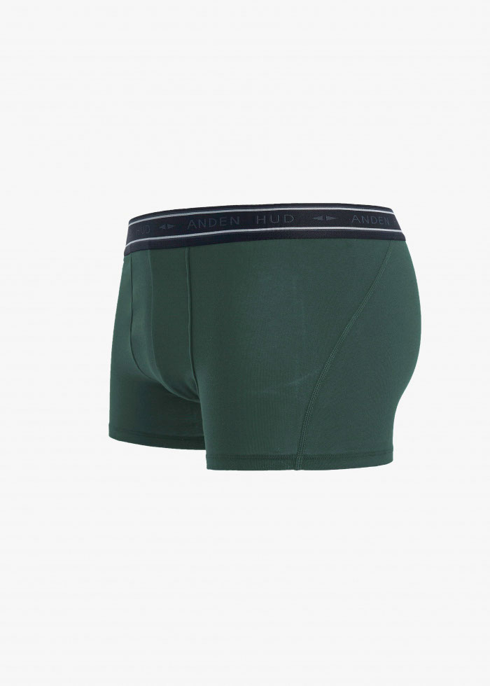 Gentleman's Sport．Men Trunk Underwear(AH Waistband - Black)