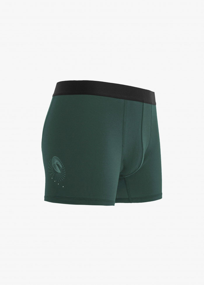 Gentleman's Sport．Men Boxer Brief Underwear（Green Gables）