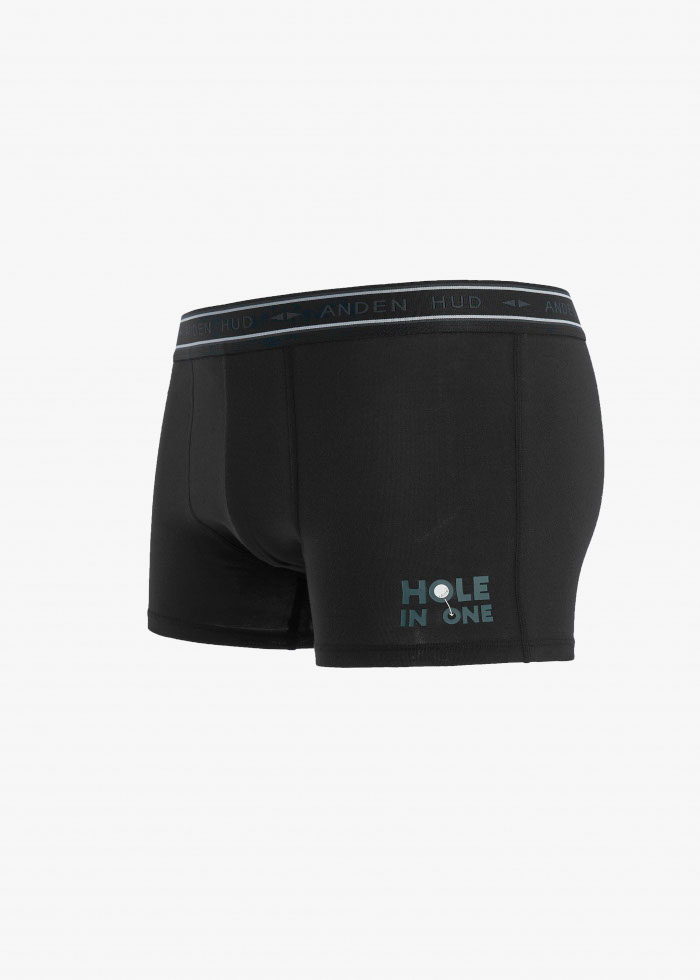 Gentleman's Sport．Men Trunk Underwear（Black）