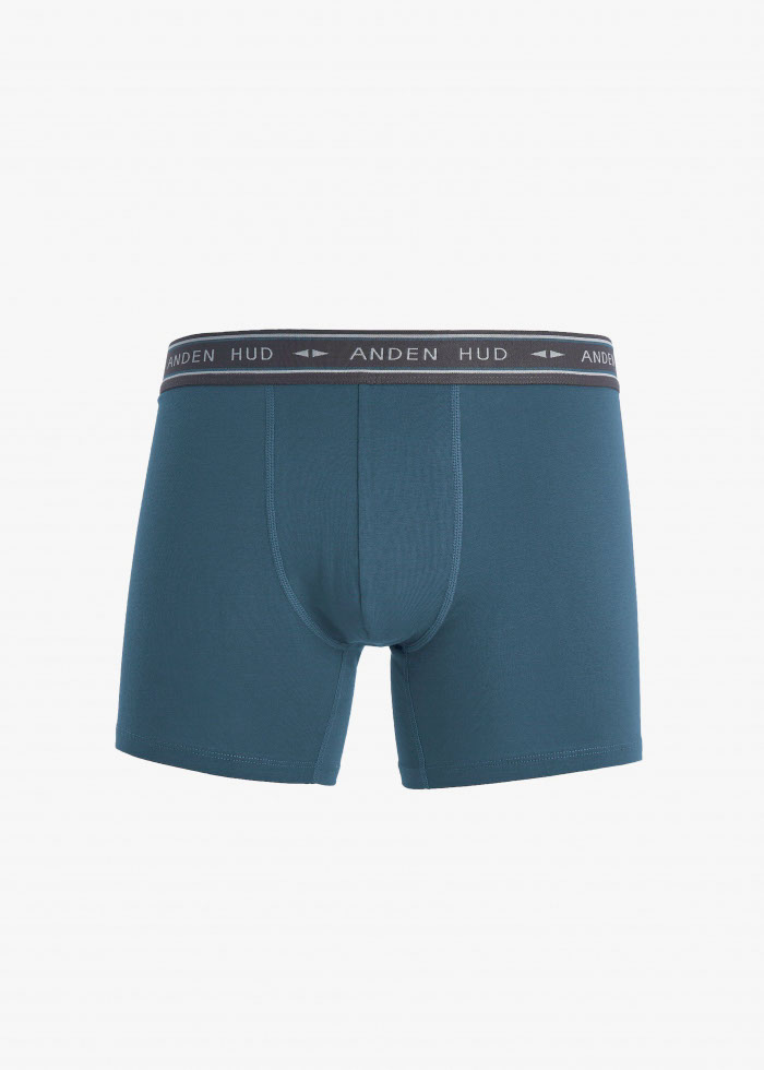Gentleman's Sport．Men Boxer Brief Underwear（AH Waistband - Grey）