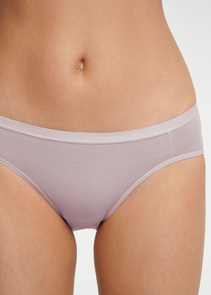 Love Game．Low Rise Cotton Brief Panty(Violet Ice)