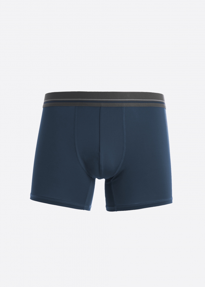 Moisture-Wicking Collection．Men Boxer Brief Underwear(Eiffel Tower)