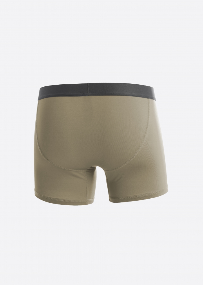 Moisture-Wicking Collection．Men Boxer Brief Underwear(Eiffel Tower)