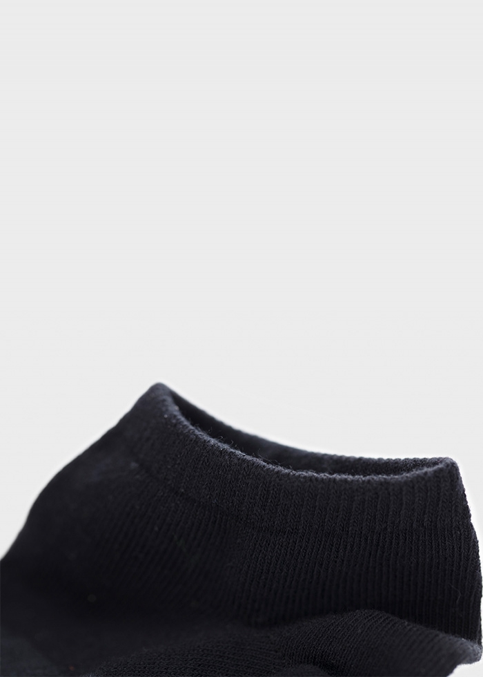 男款_簡約系列．舒棉船型襪(黑色)