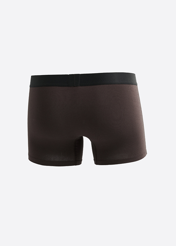 Mystery Ocean．Men Trunk Underwear(Black Coffee)