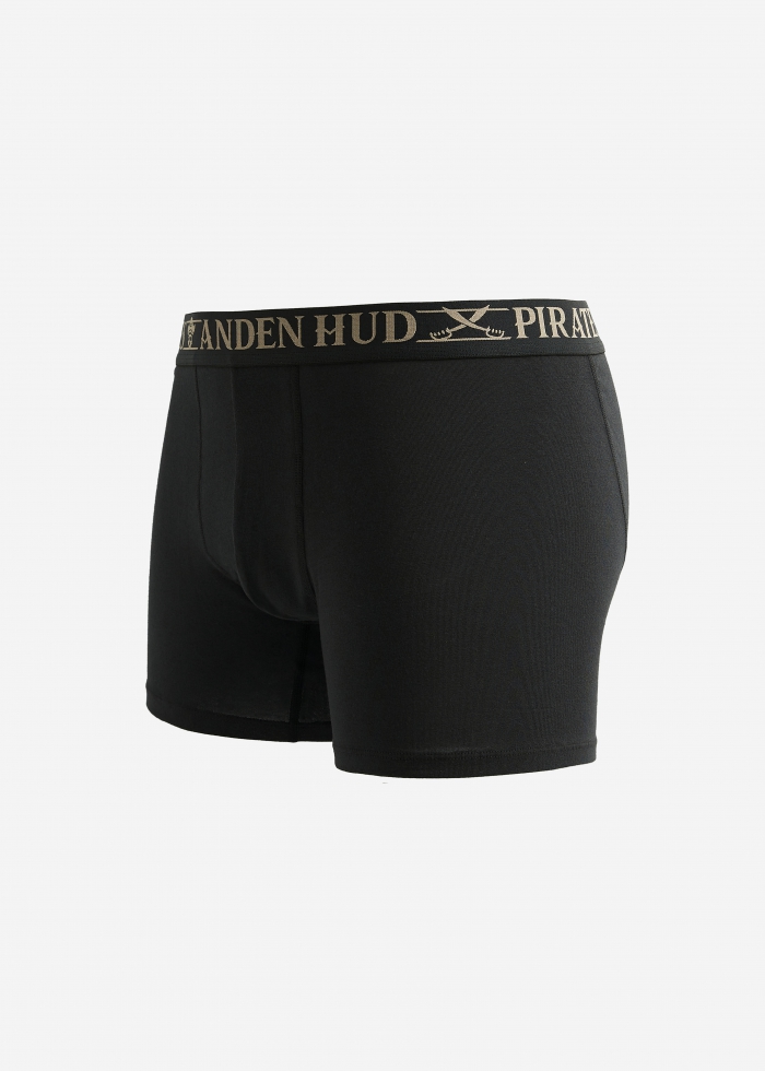 (3-Pack)Mystery Ocean．Men Boxer Brief Underwear(AH Waistband - Grey/Blue/Black)