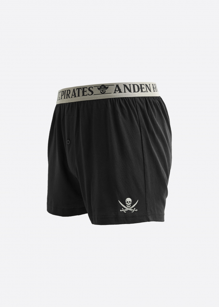 Mystery Ocean．Men Boxer Underwear（Black）