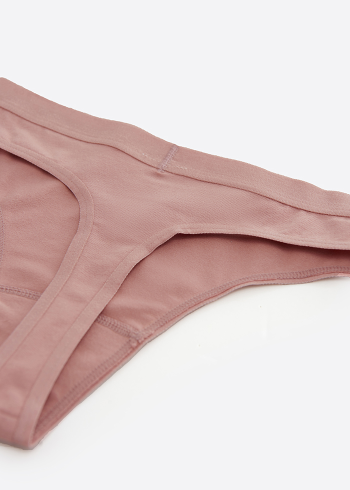 Love Language．Low Rise Waistband Cotton Thong Panty(Abyss)