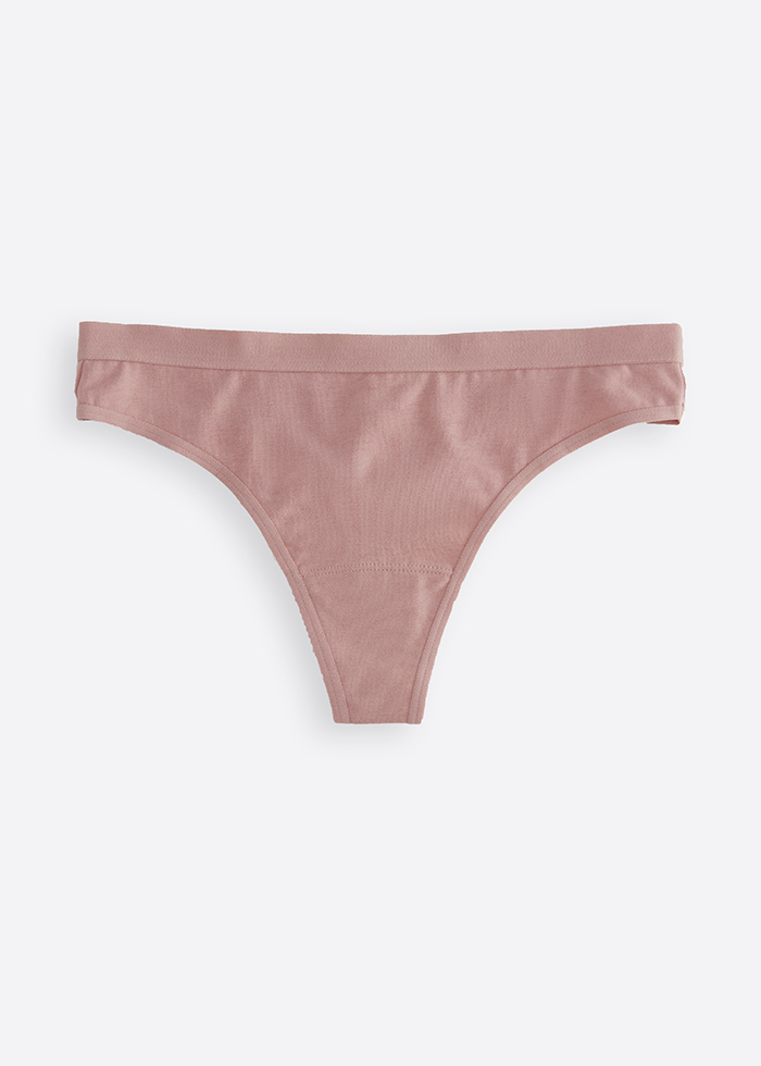 Love Language．Low Rise Waistband Cotton Thong Panty（Cameo Brown）