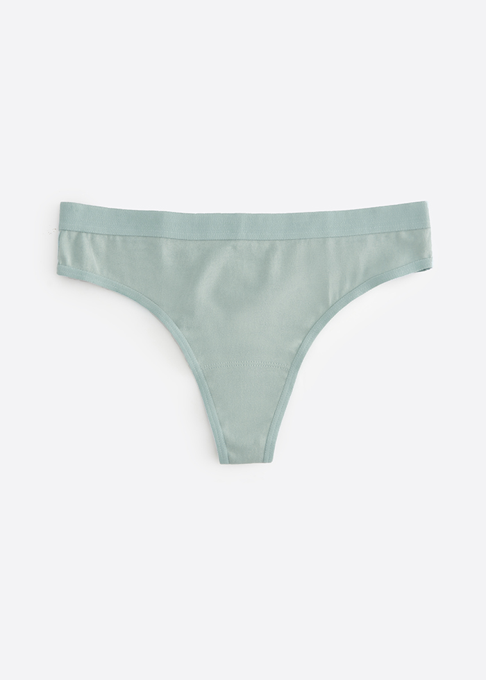Love Language．Low Rise Waistband Cotton Thong Panty（Abyss）