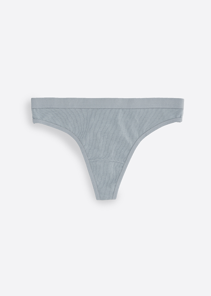 Under the sea．Low Rise Waistband Cotton Thong Panty（Quarry）