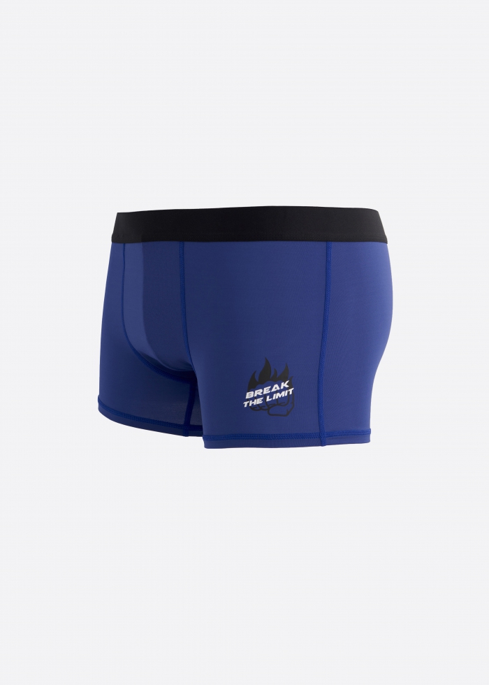 Moisture-Wicking Collection．Men Trunk Underwear（Galaxy Blue）