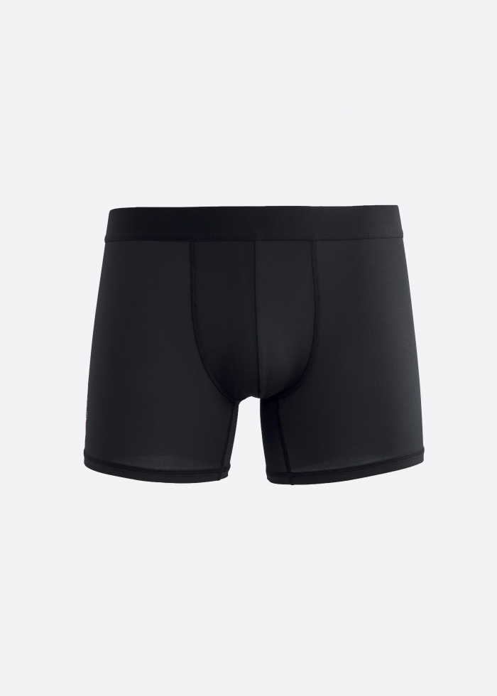 Moisture-Wicking Collection．Men Boxer Brief Underwear(Sharkskin)