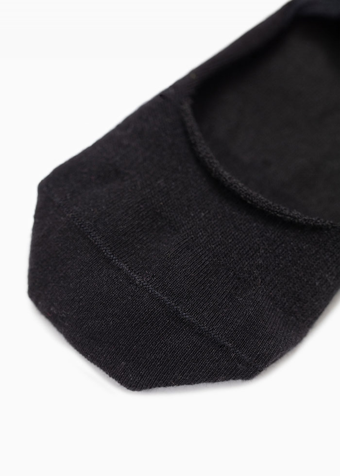 簡約系列．織紋隱形襪(黑色)