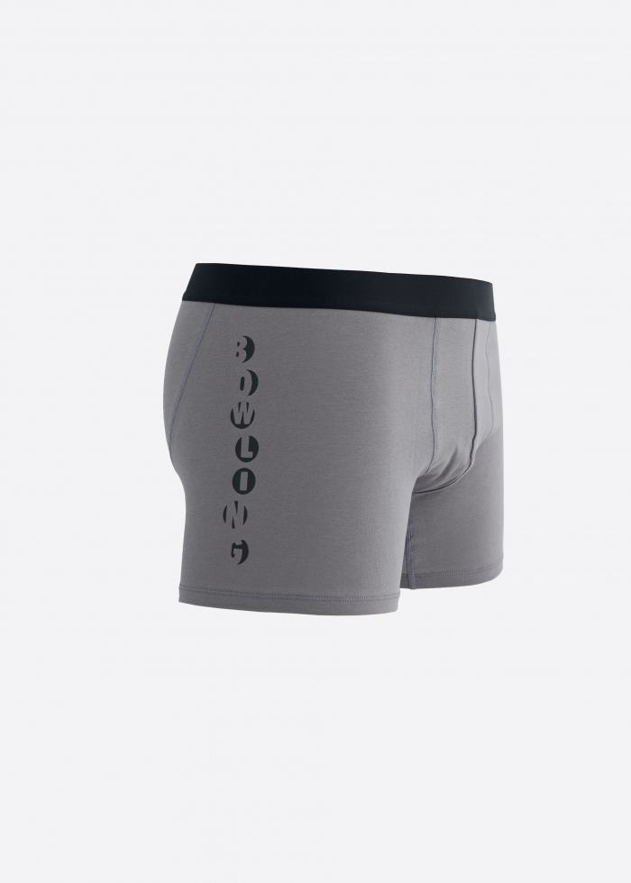 Go Bowling!．Men Boxer Brief Underwear(Silver Filigree)