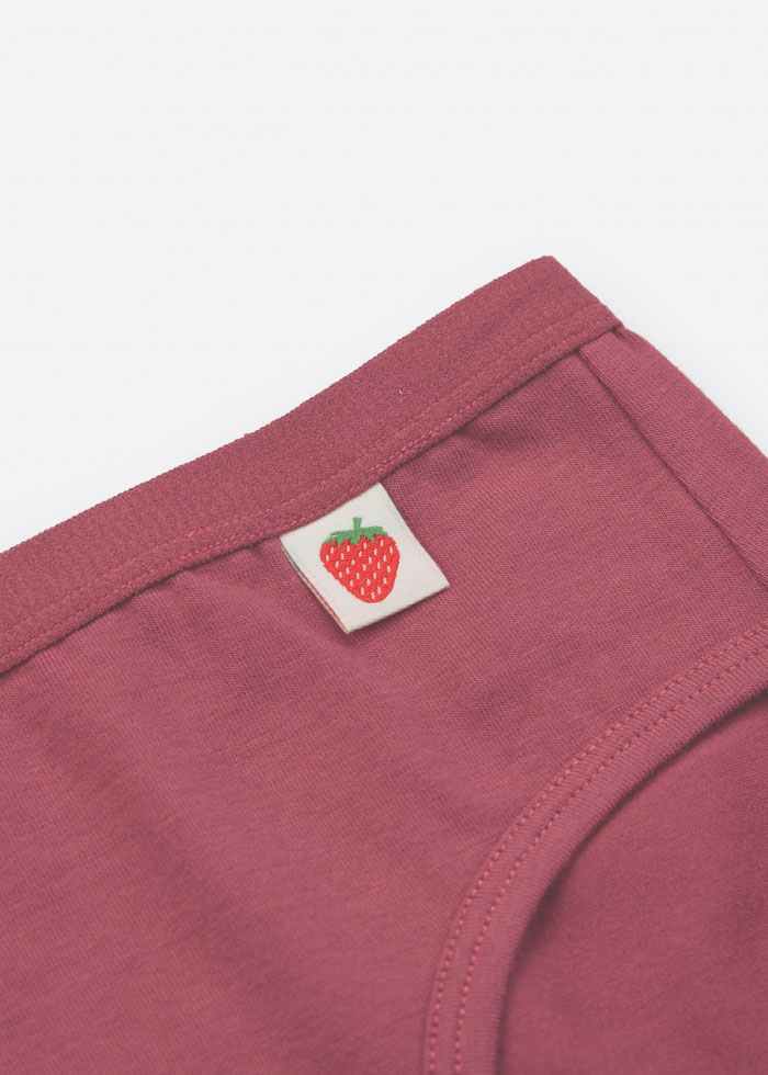 (3-Pack) Hygiene Series．Girls Brief Panty(Strawberry)