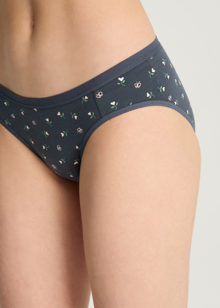 Love Story．Low Rise Cotton Brief Panty(Love leopard pattern)