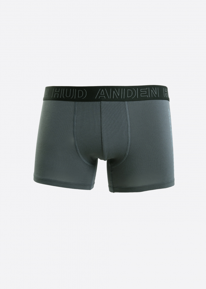 Branding Daily．Men Trunk Underwear(Dark Slate - logo)