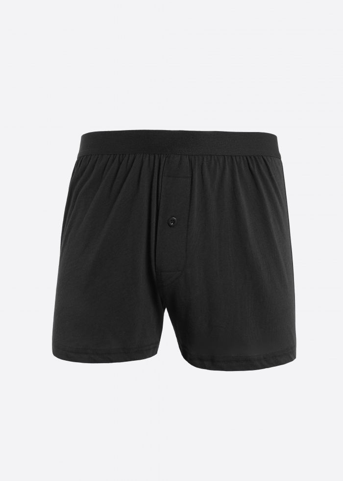 Branding Daily．Men Boxer Underwear（Black）