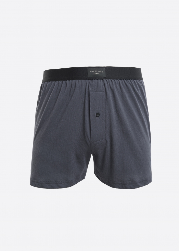 Branding Daily．Men Boxer Underwear（Ebony - Gray Label）