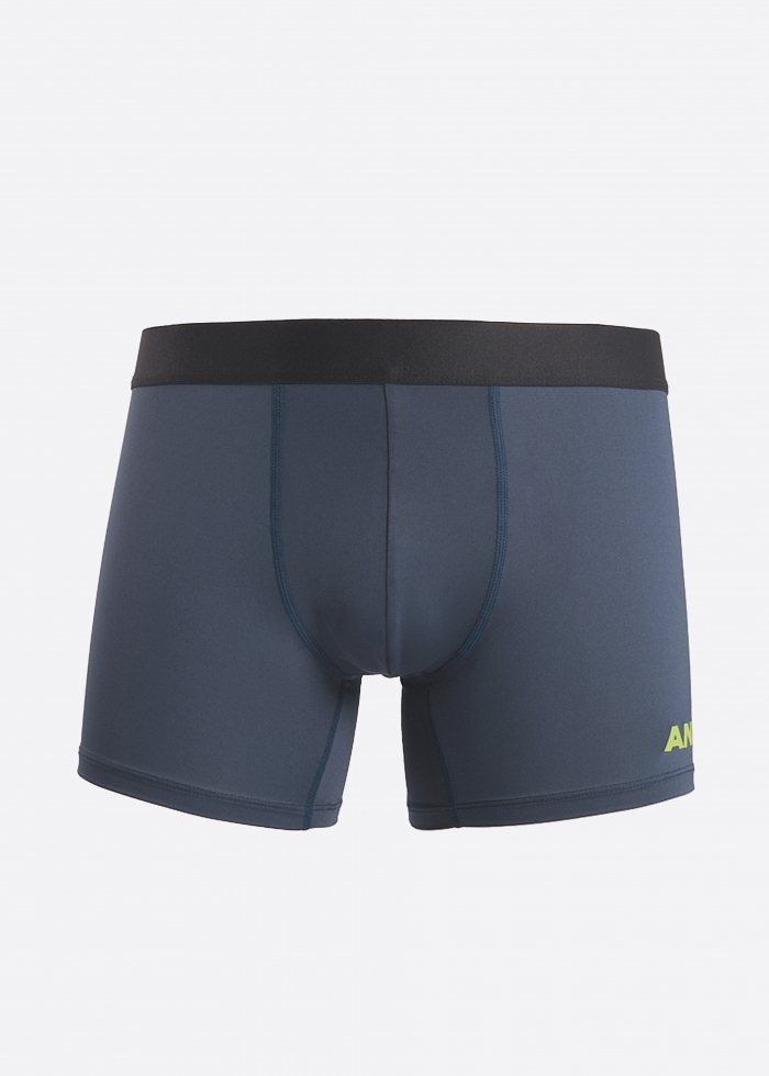 Moisture-Wicking Collection．Men Boxer Brief Underwear(Out Space)