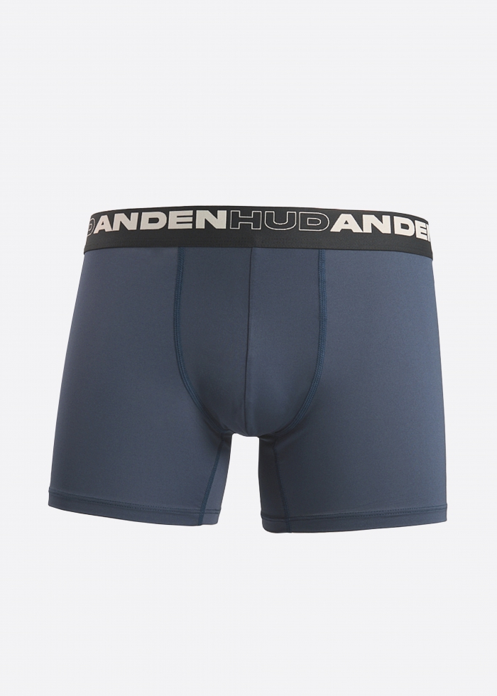 Moisture-Wicking Collection．Men Boxer Brief Underwear（AH Waistband - Out Space）