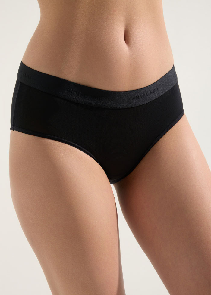 Cool Series．Mid Rise Cool Brief Panty(Aleutian)
