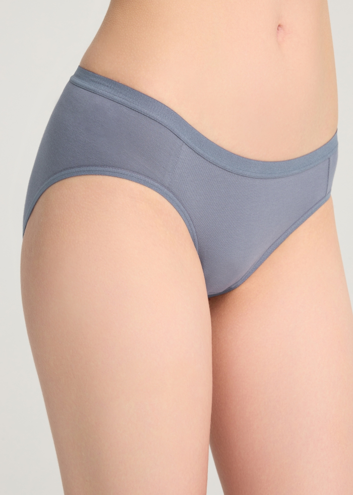 Life With Pets．Low Rise Cotton Brief Panty（Folkstone Gray）