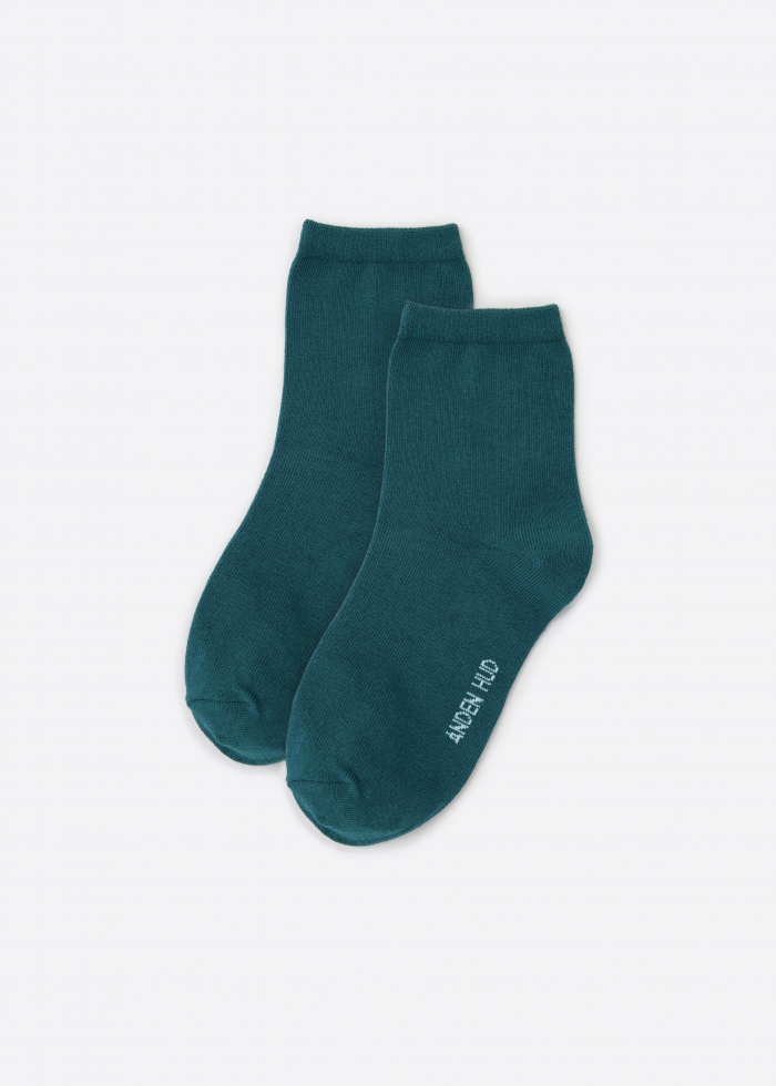Colorful daily life．Women Crew Socks（Clear blue）