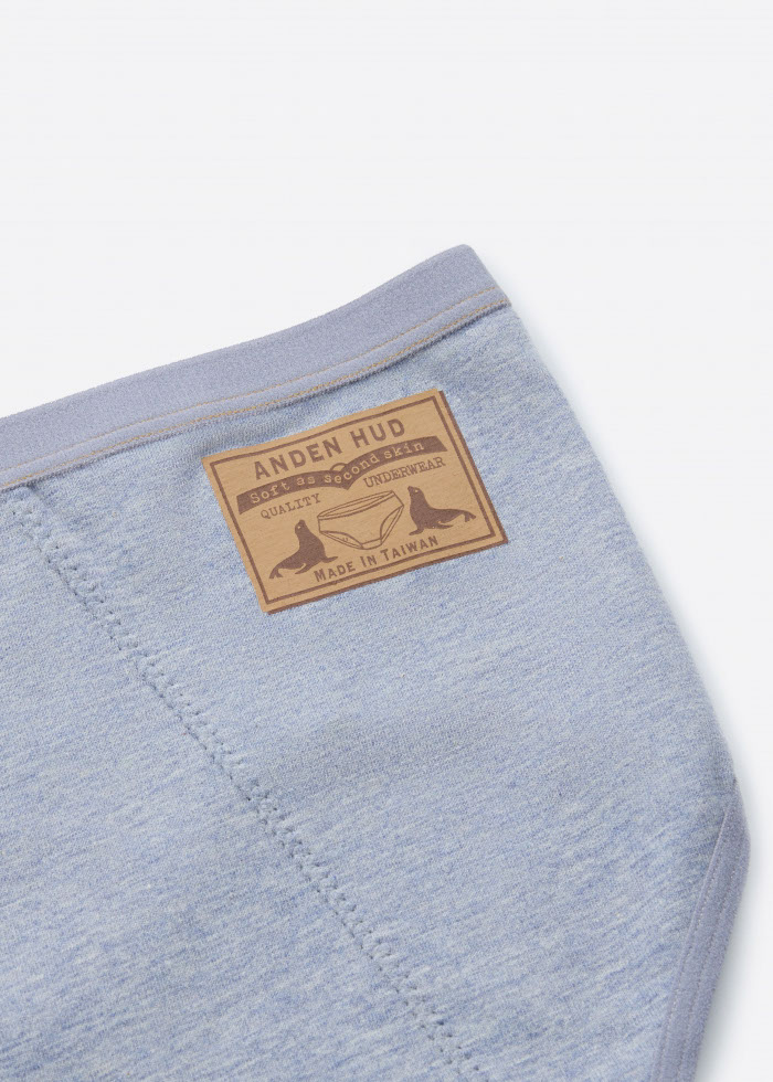 Denim Collection．Mid Rise Cotton Period Brief Panty（Hemp Blue）