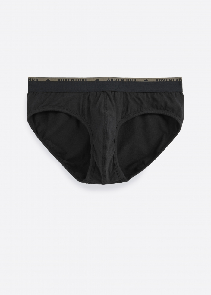 Adventure．Men Brief Underwear（AH Waistband - Black）