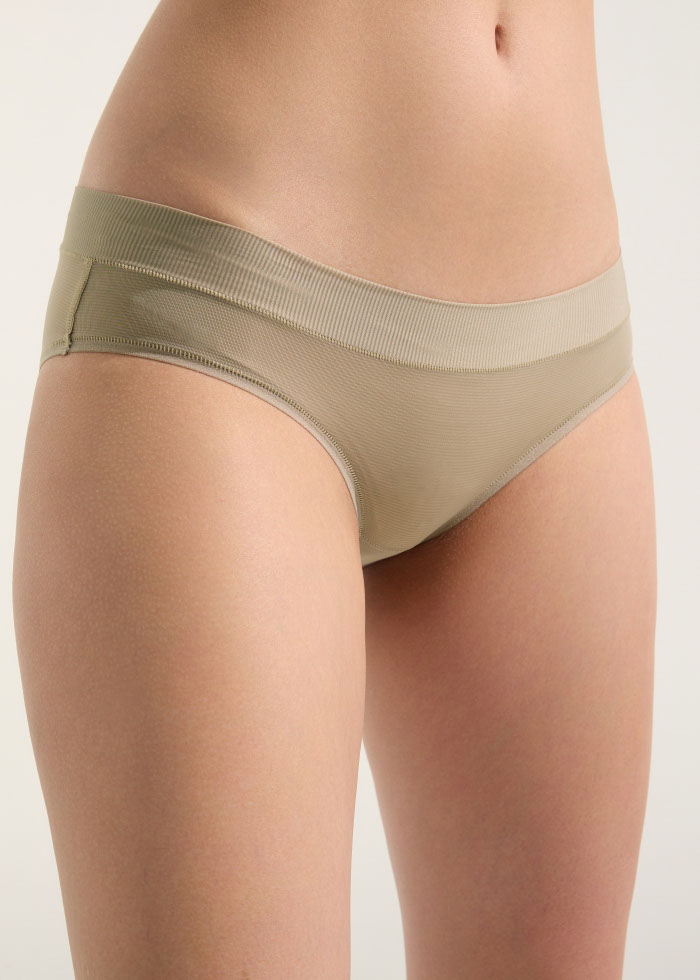Cool Series．Mid Rise Cool Hipster Panty（Vintage Khaki）