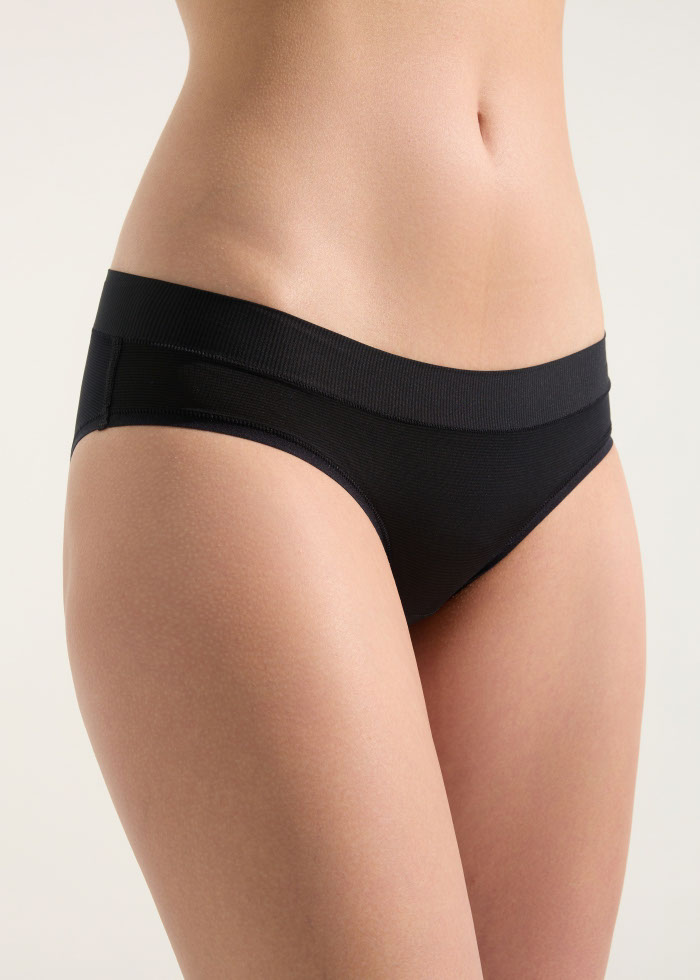 Cool Series．Mid Rise Cool Hipster Panty（Black）