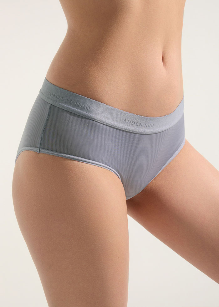 Cool Series．Mid Rise Cool Brief Panty（Aleutian）