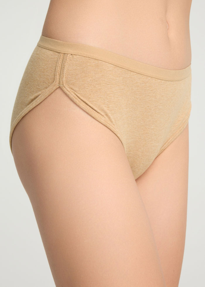 Travel memories．Mid Rise Cotton Hipster Panty（Heather Khaki）