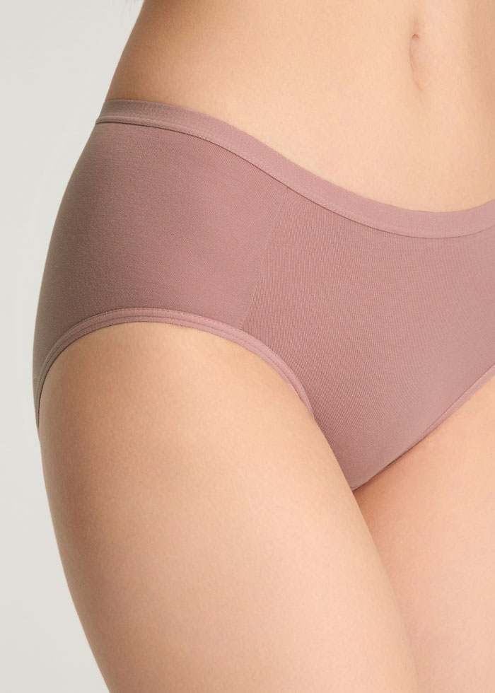 XXL Every Day．High Rise Cotton Brief Panty（Ash Rose）