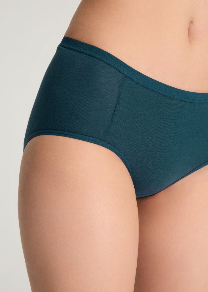 XXL Every Day．High Rise Cotton Brief Panty（Reflecting Pond）